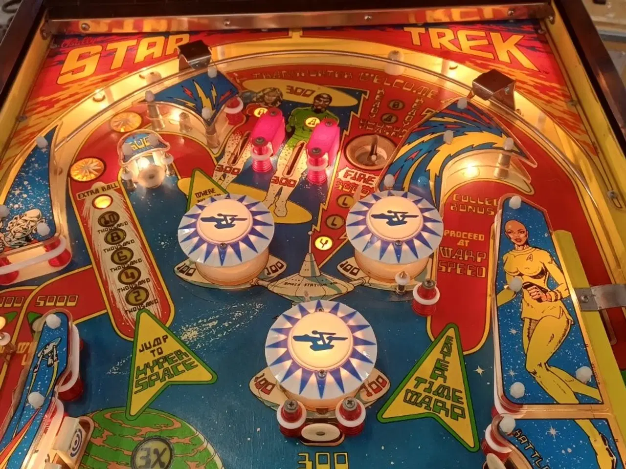 Billede 5 - Star Trek flippermaskine – Bally 1979