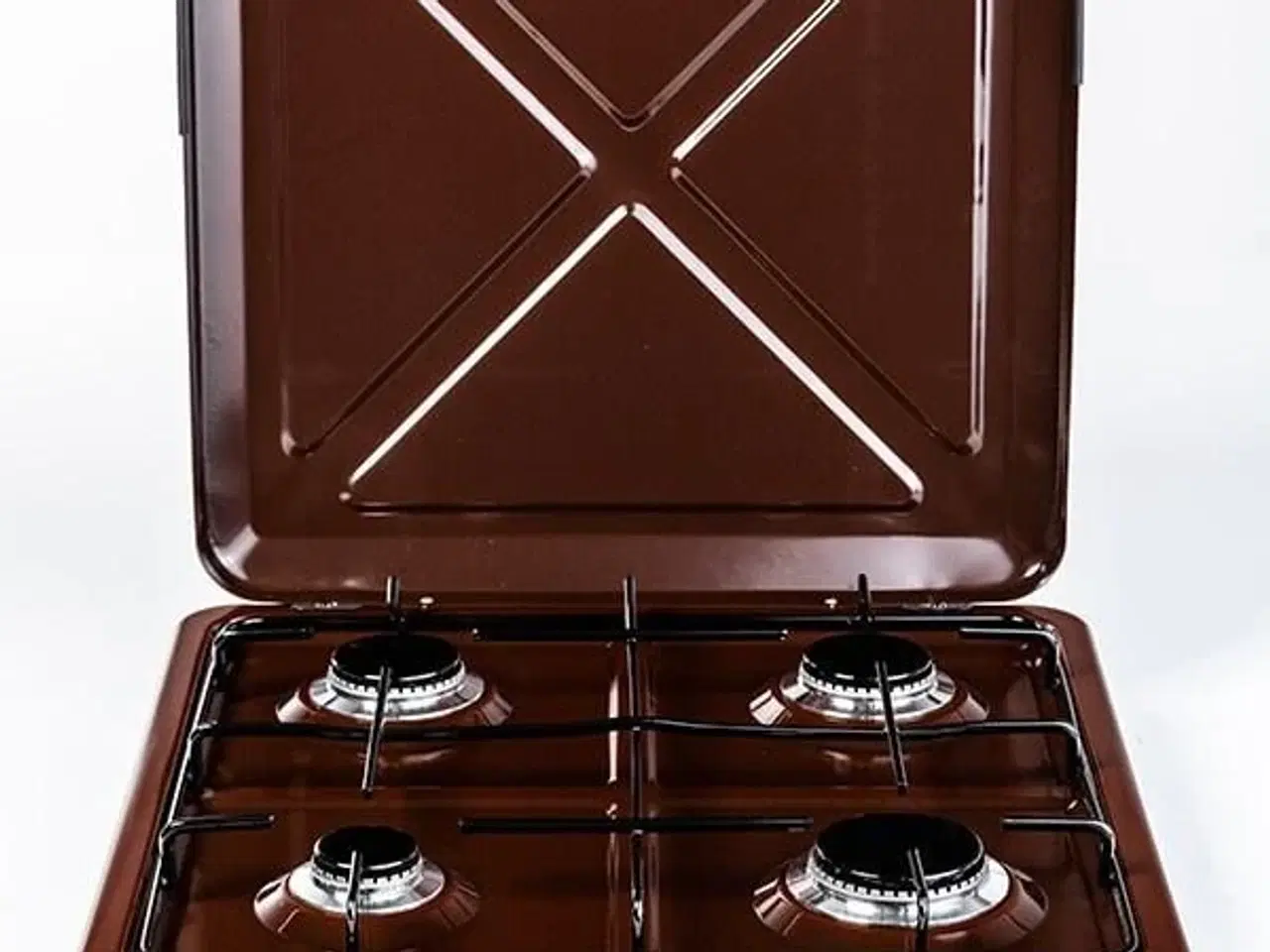 Billede 2 - Gas kogeplade bordmodel Ravanson K-04BR – 4 zoner, bronze