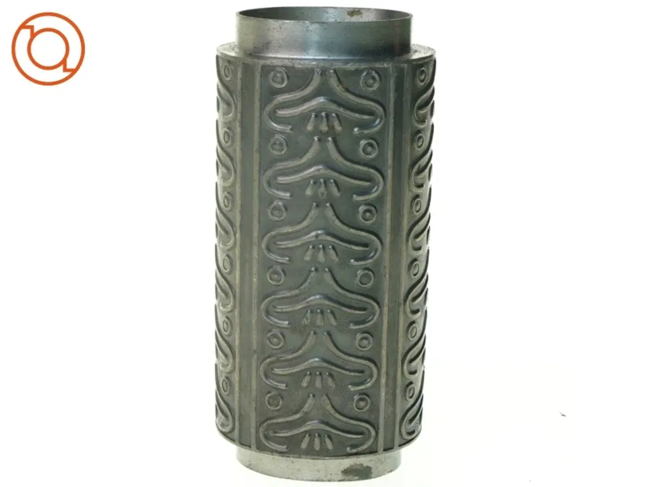 Billede 4 - Tin Vase fra Haugrun Norway (str. 17 x 8 x 6 cm)