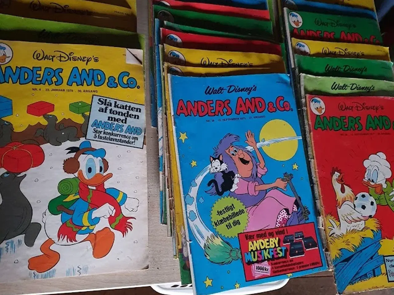 Billede 2 - Anders And blade - assorteret fra 70´erne