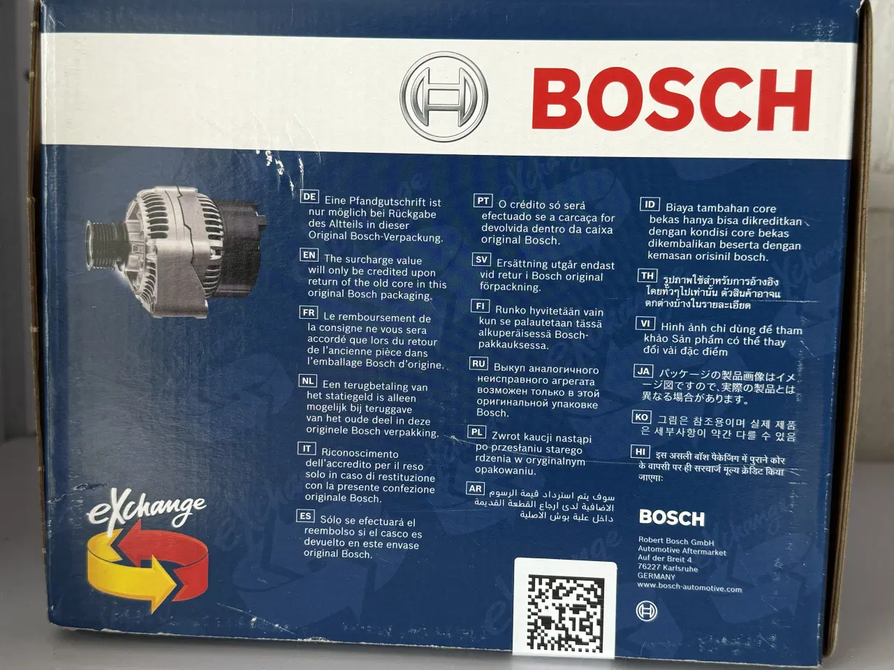 Billede 4 - Ny Volvo Bosch 0 986 048 400 9A6 generator.