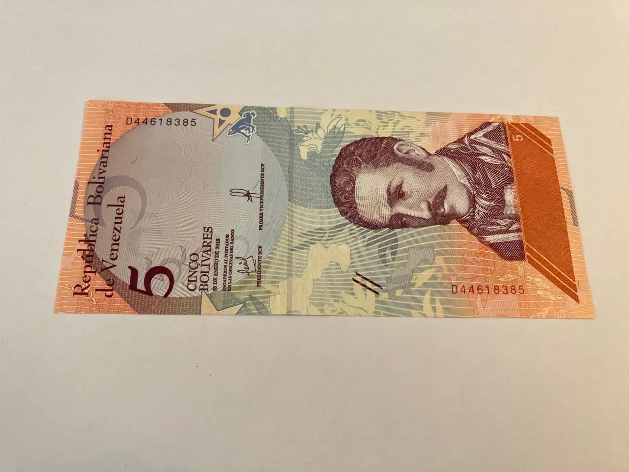 Billede 1 - 5 Bolivares Venezuela