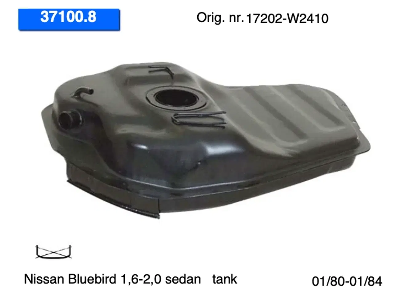 Billede 2 - Nissan Bluebird 1,6/2,0 (80-84) tank