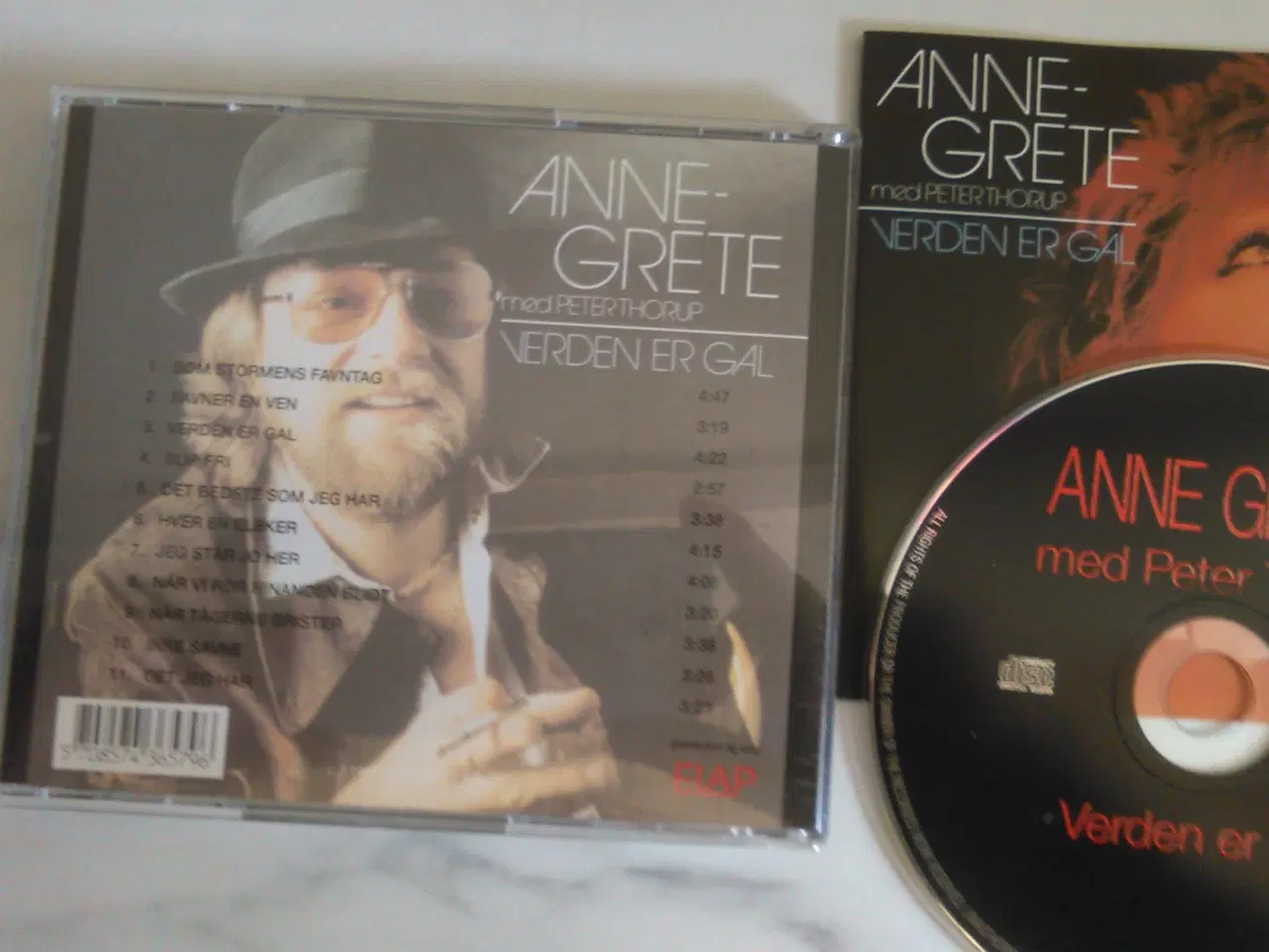 Billede 2 - ANNE GRETE: PETER THORUP: VERDEN ER GAL (1987  