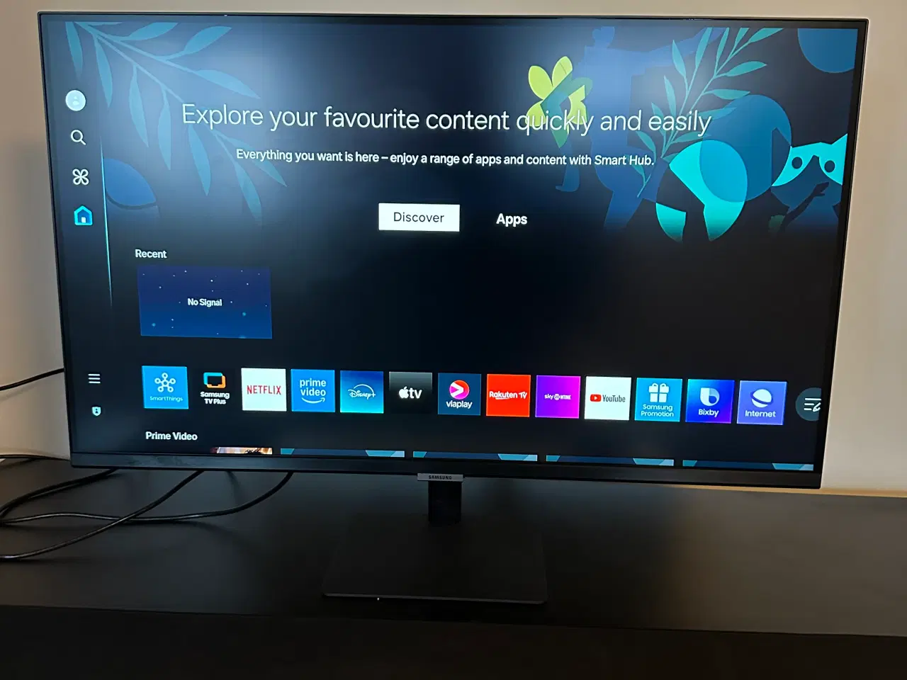 Billede 2 - Samsung 32" Smart TV + ekstern arbejdsskærm