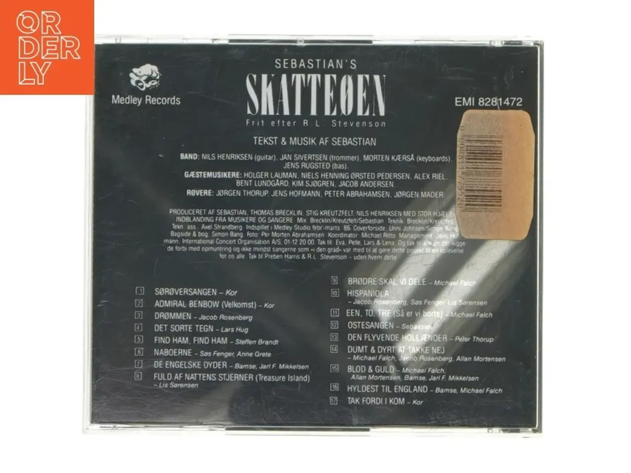 Billede 2 - Sebastian&#39;s Skatteøen CD