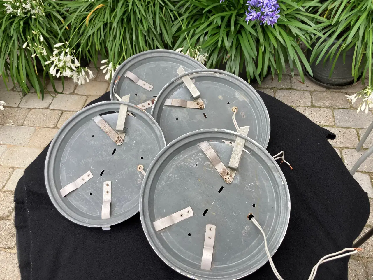 Billede 2 - 4 stk. Retro plafond loftslamper.