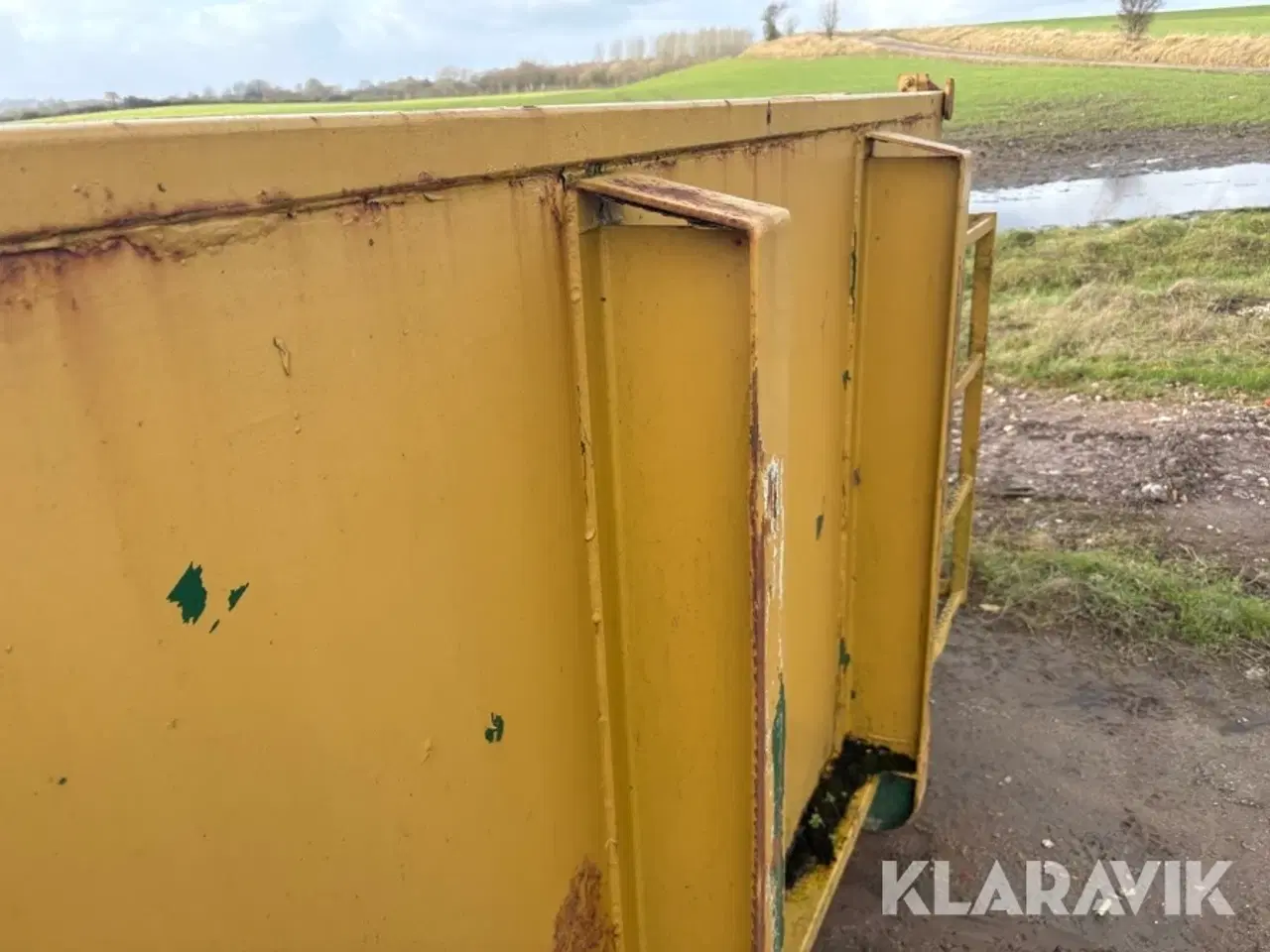 Billede 10 - Wirehejs contianer med sidetip.