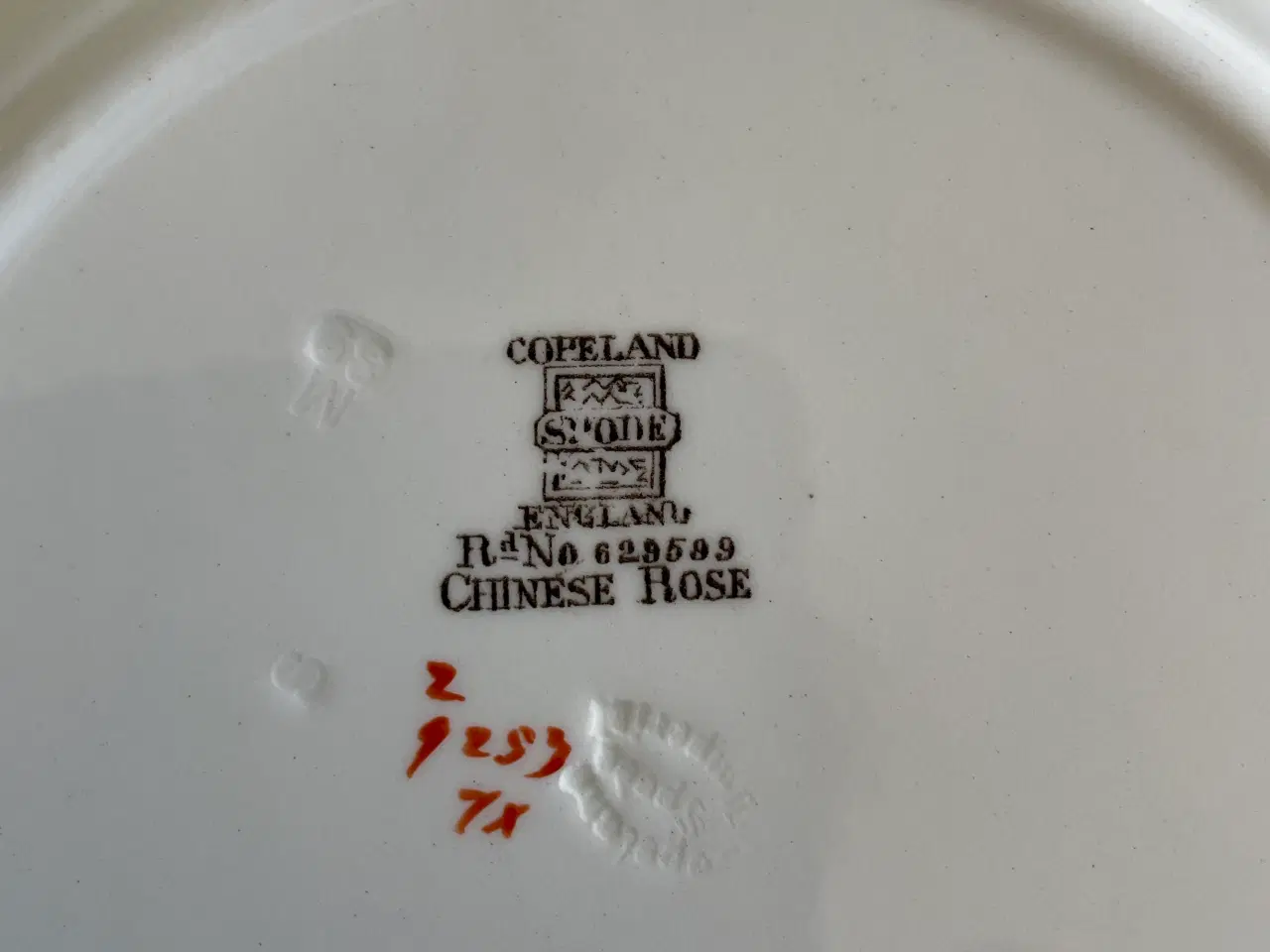 Billede 2 - Suppe/serveringstallerkner i mærket Chinese Rose
