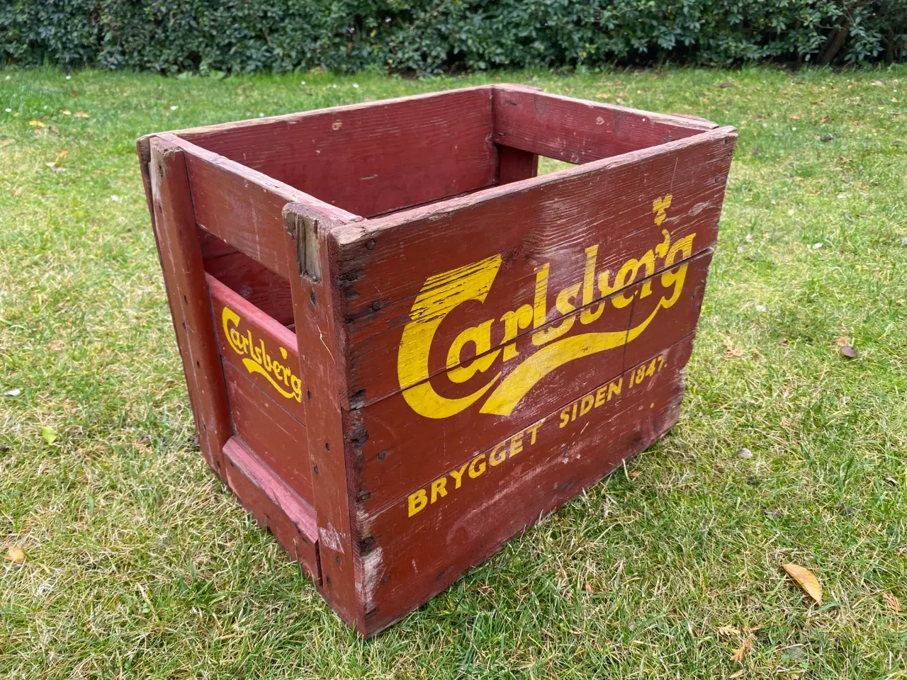 Billede 1 - Ølkasse i træ fra bryggeriet Carlsberg
