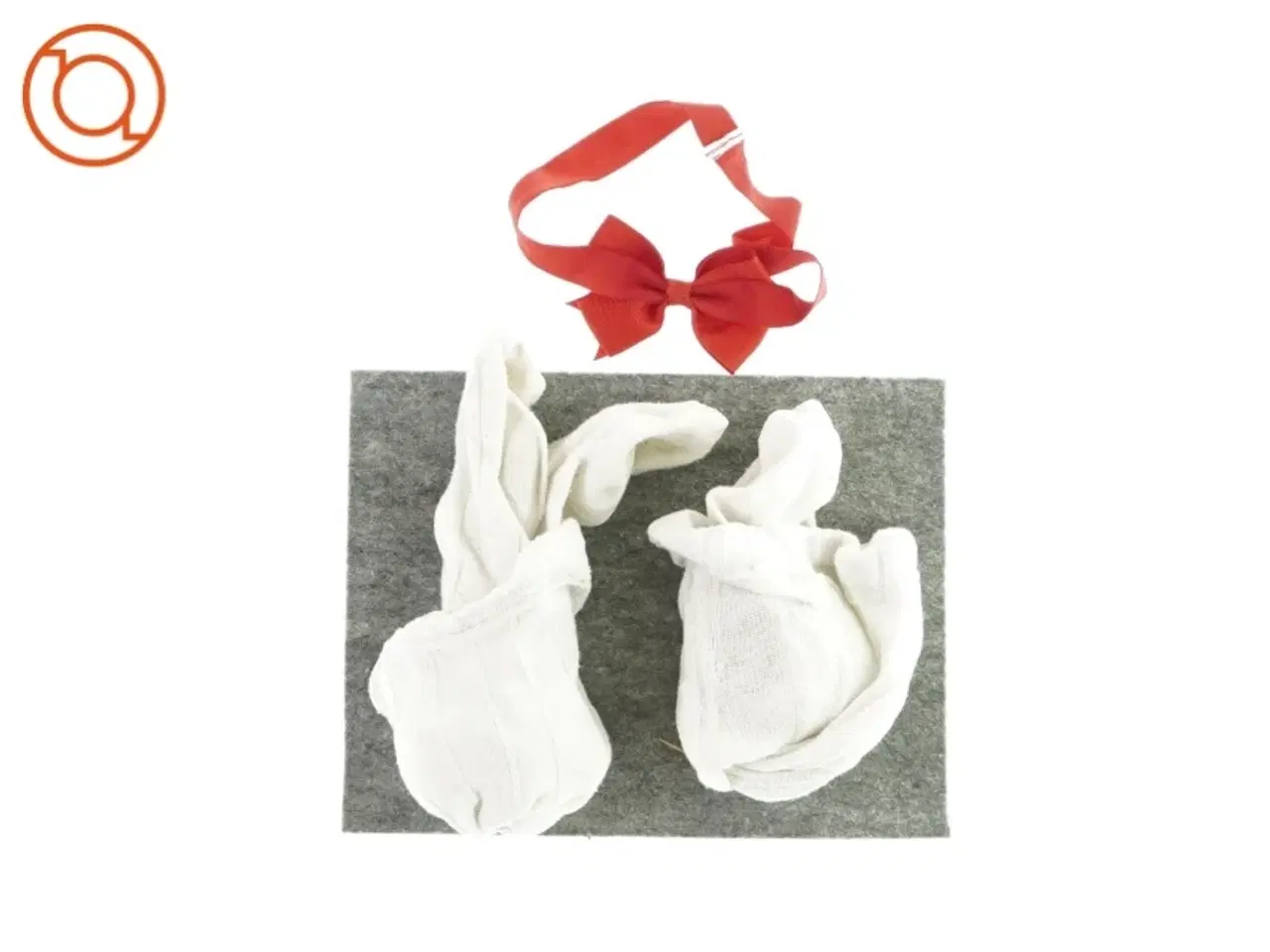 Billede 1 - 2 par strømpebukser og hårbånd med sløjfe i fra Ukendt