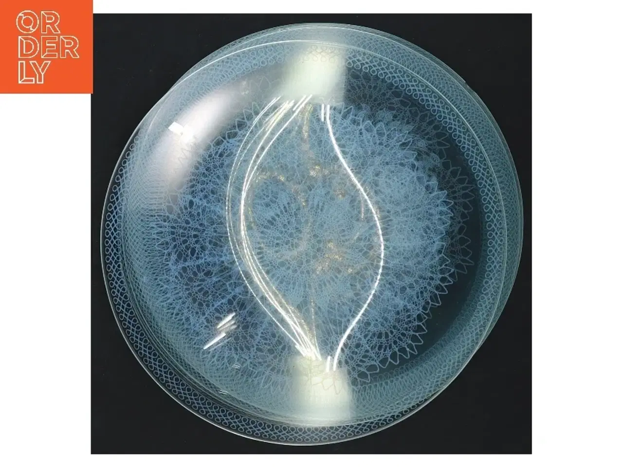 Billede 2 - Set med 9 glas tallerkener (str. 9 stk Ø 16 cm)