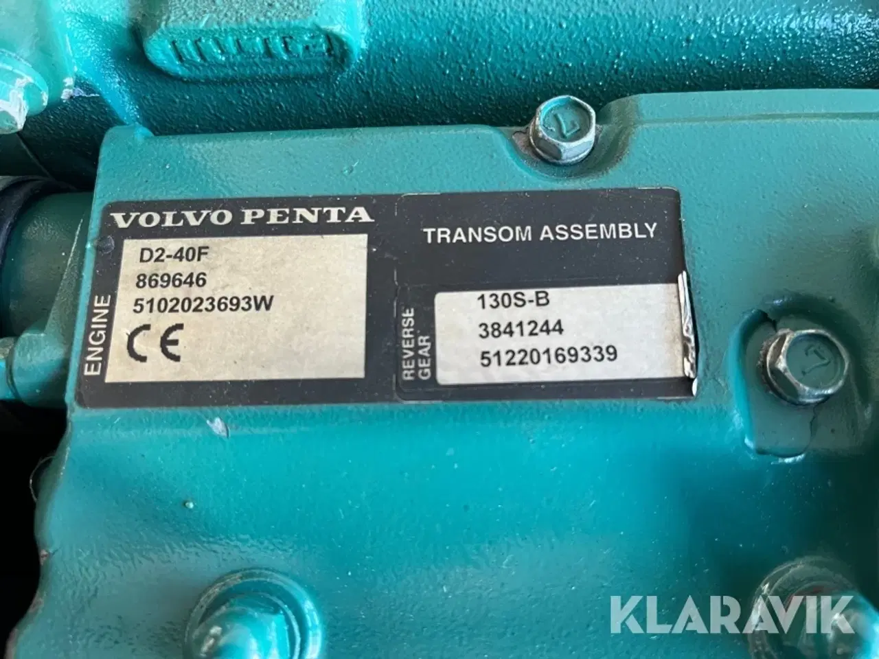 Billede 11 - Bådmotor Volvo Penta D2-40