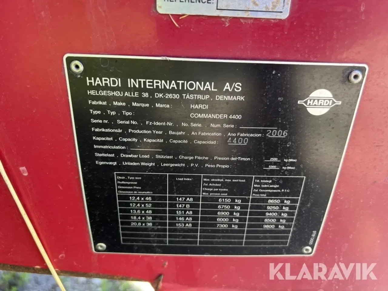 Billede 10 - Marksprøjte Hardi Commander 4400