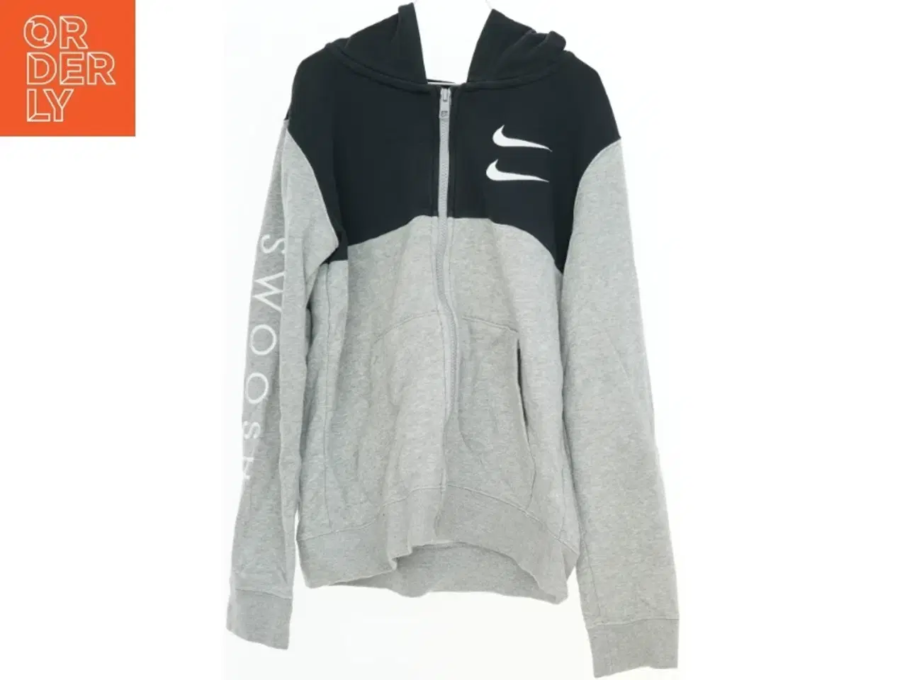 Billede 1 - Nike hættetrøje i grå og sort fra Nike (str. L)