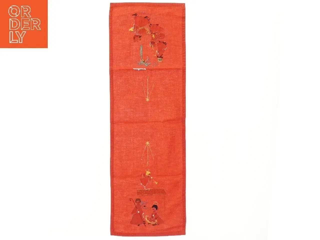 Billede 1 - Juleløber med krybbemotiv (str. 82x26 cm)