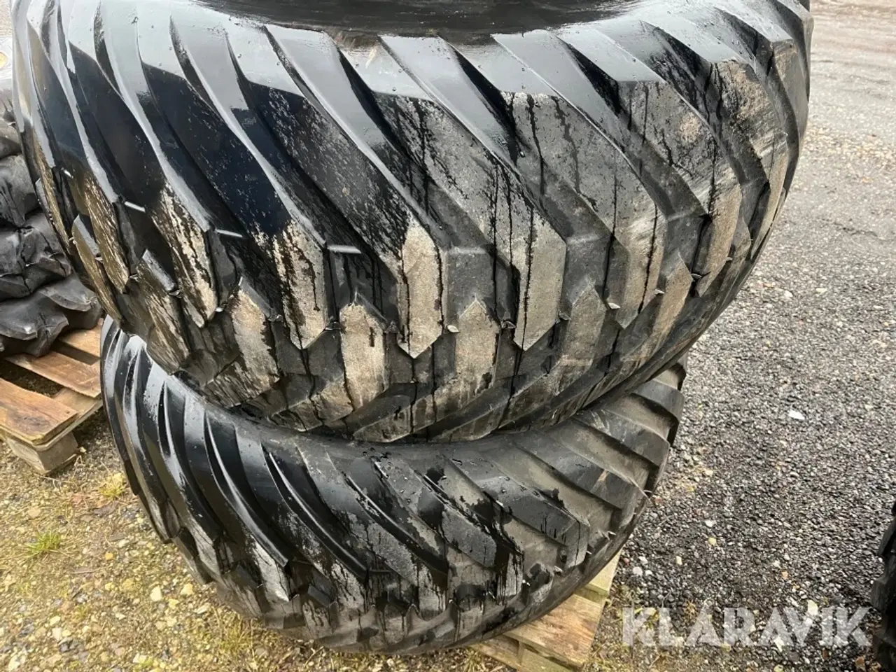 Billede 5 - Græsdæk med fælge 4 styk - fra New Holland TNF