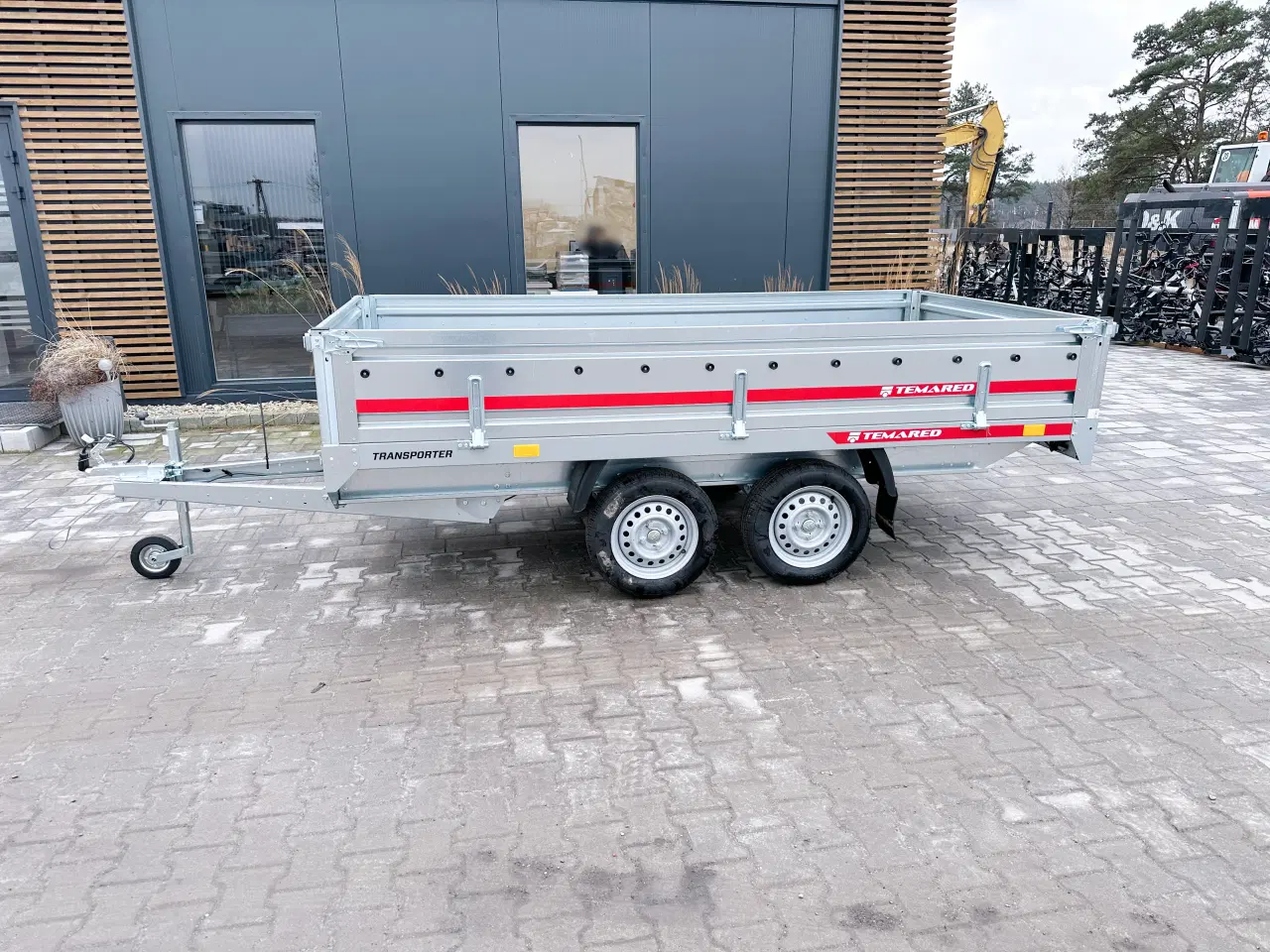 Billede 5 - TEMARED 3015/2 Boogietrailer Transporter stålsider