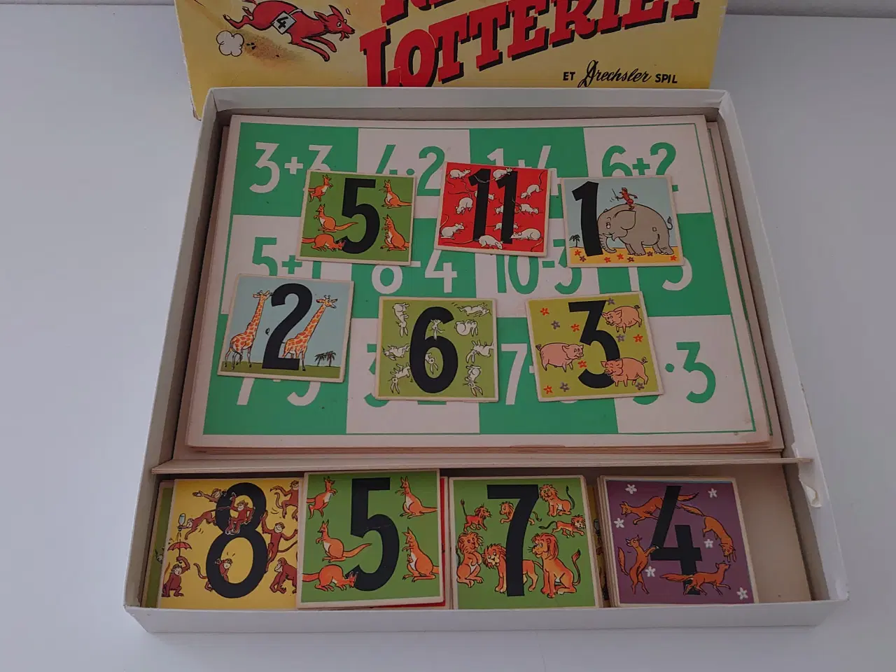Billede 3 - "Regne-Lotteriet"Vintage spil fra Drechsler nr 231