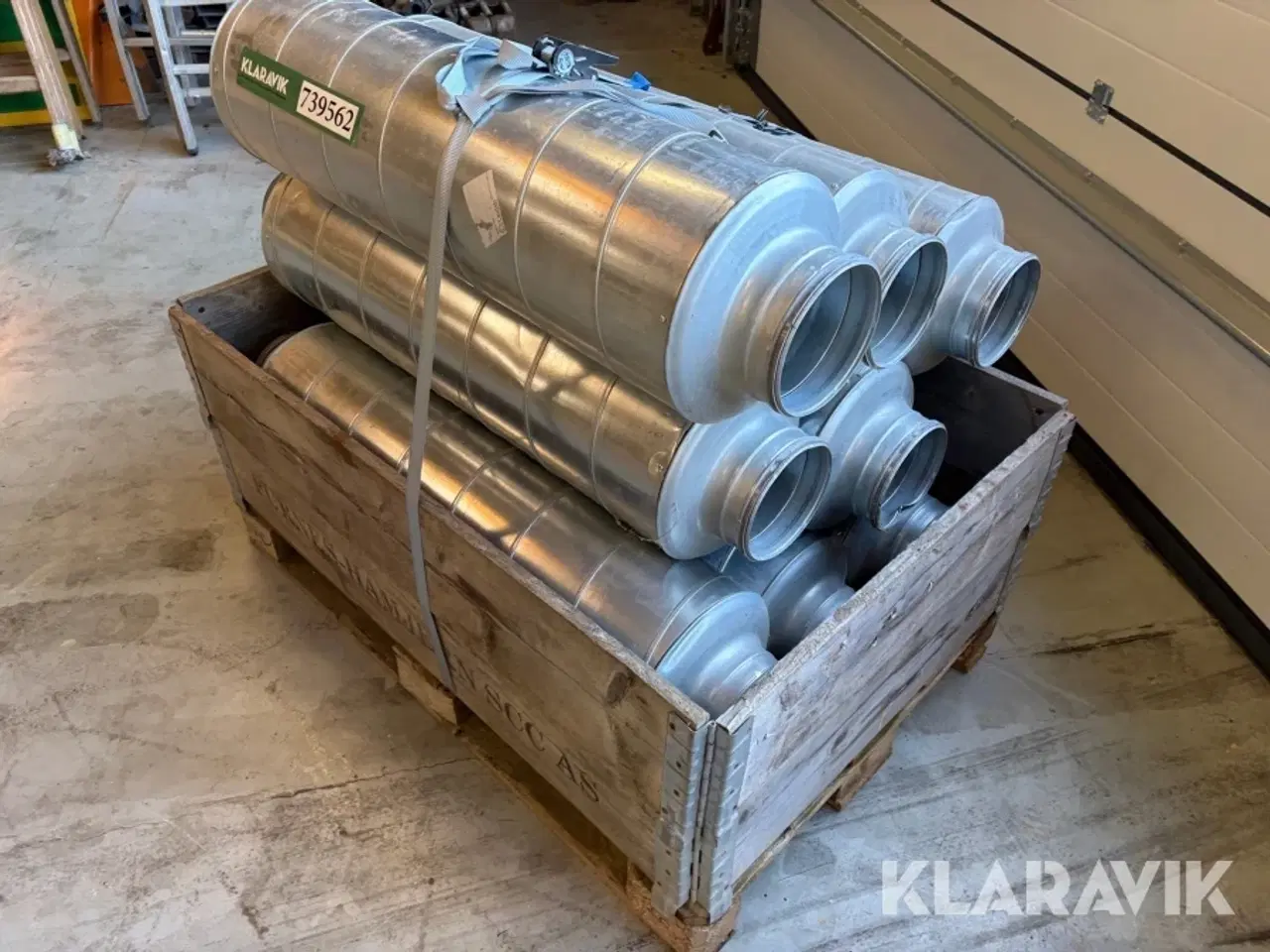 Billede 3 - Lyddæmpere Lindab SLU 160 900 til ventilation 8 styk