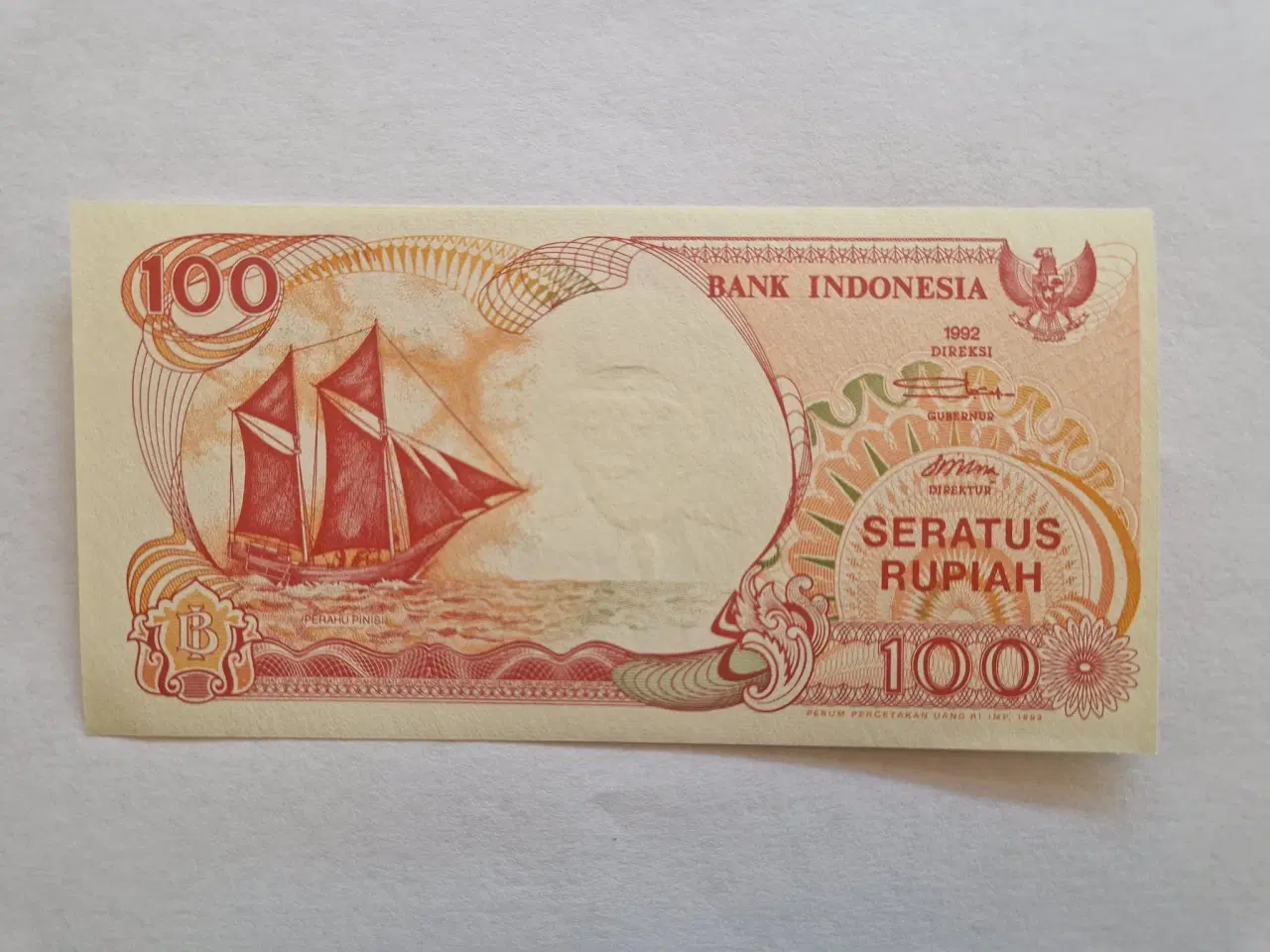Billede 1 - 100 Rupiah Indonesia 1992