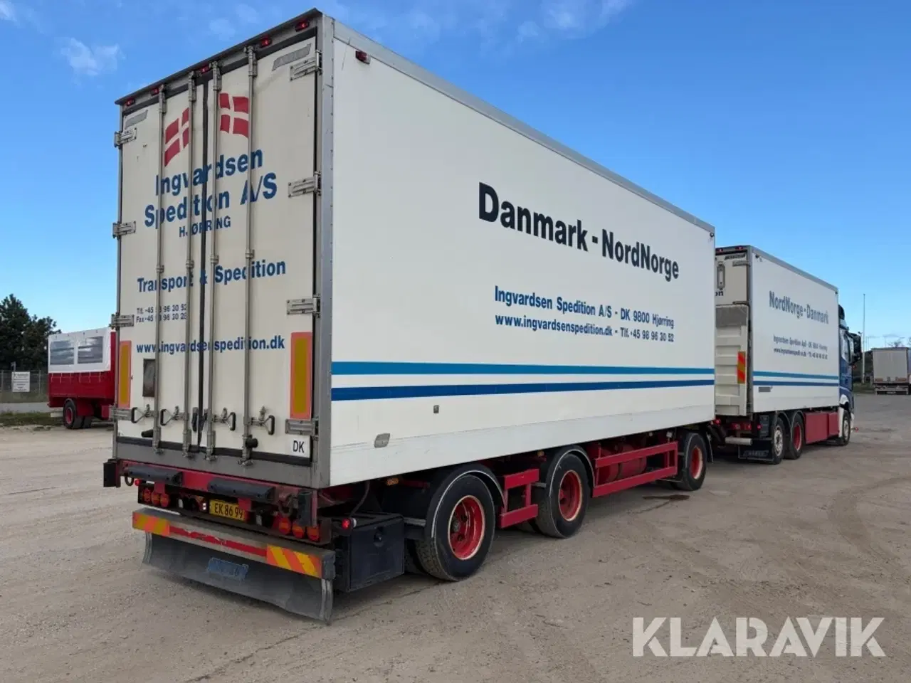 Billede 5 - Lastbil Mercedes-Benz Actros 5253 med kølekasser, sovekabine, forvogn og hænger
