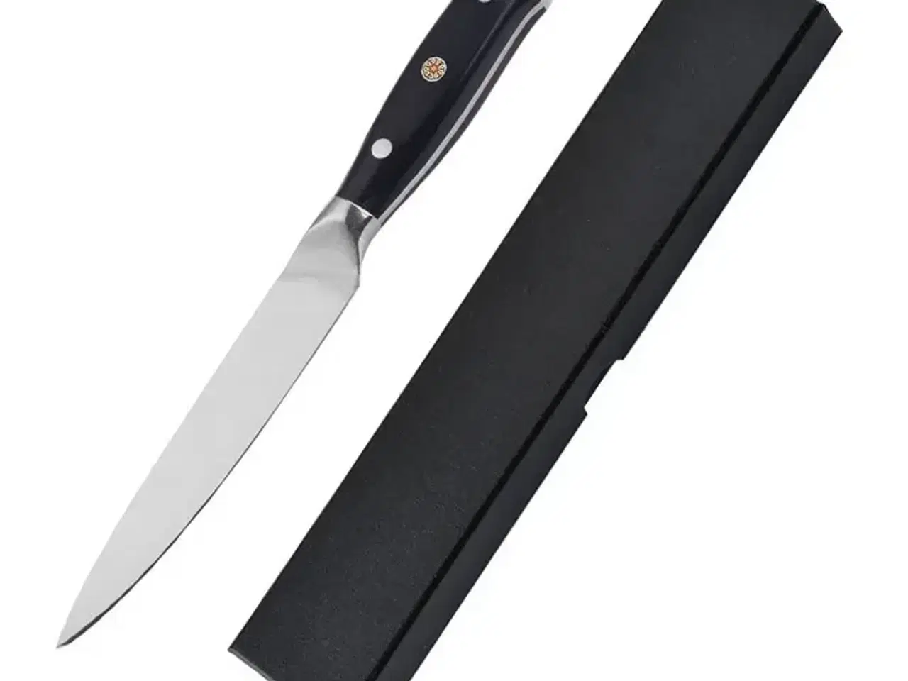 Billede 5 - Universalkniv – 5Cr15MoV rustfrit stål – Pakka træskaft