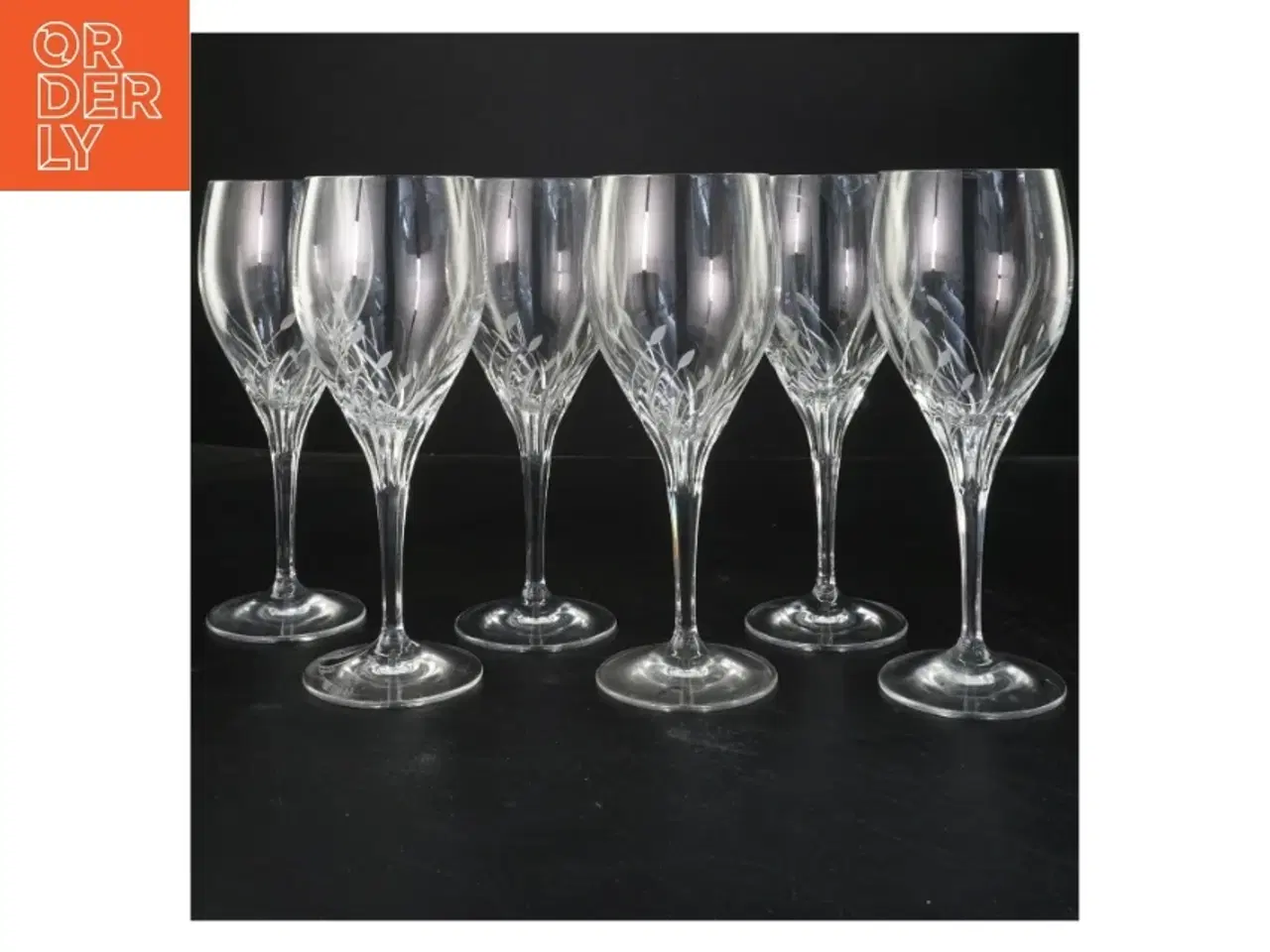 Billede 1 - Seks vinglas (str. 21x7 cm)
