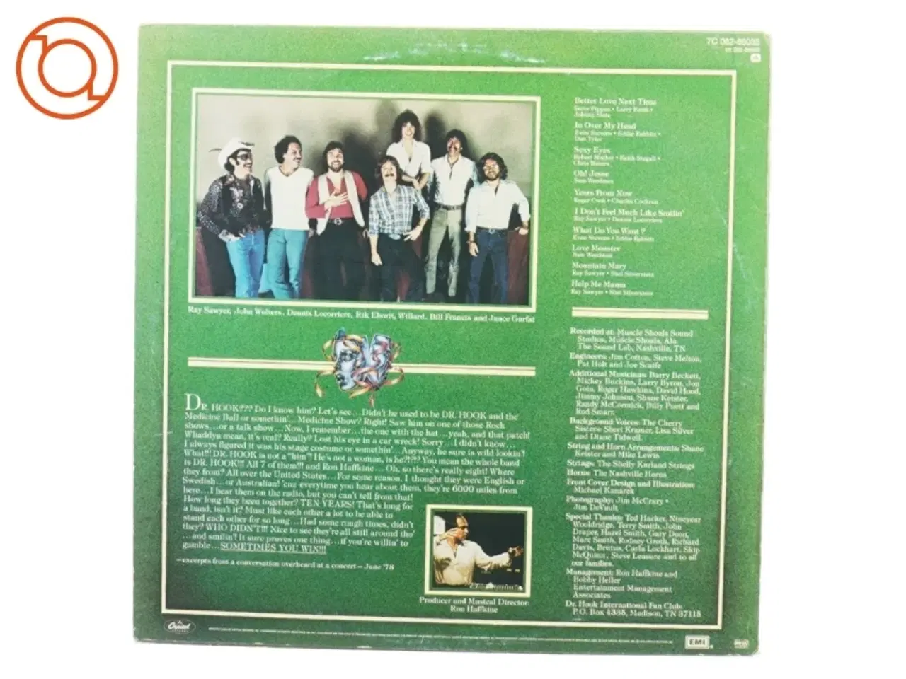 Billede 2 - Dr. Hook - Sometimes you win (LP) fra Capitol (str. 30 cm)