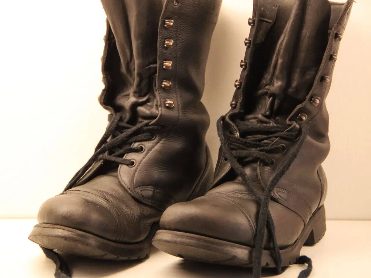 Billede 5 - Læderstøvler ( Militær DK)