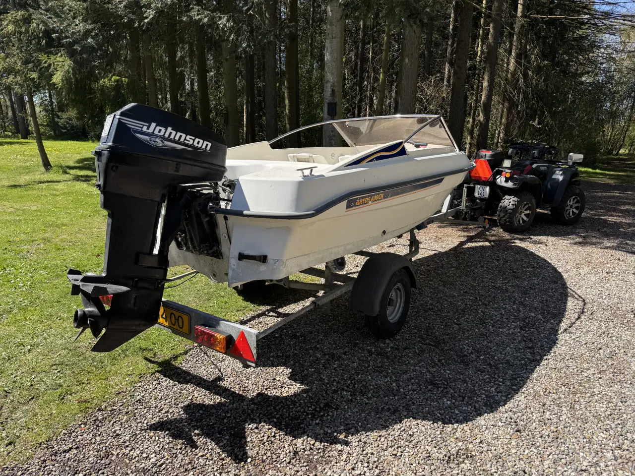 Billede 1 - Ryds 400cb m. 40hk Johnson og trailer