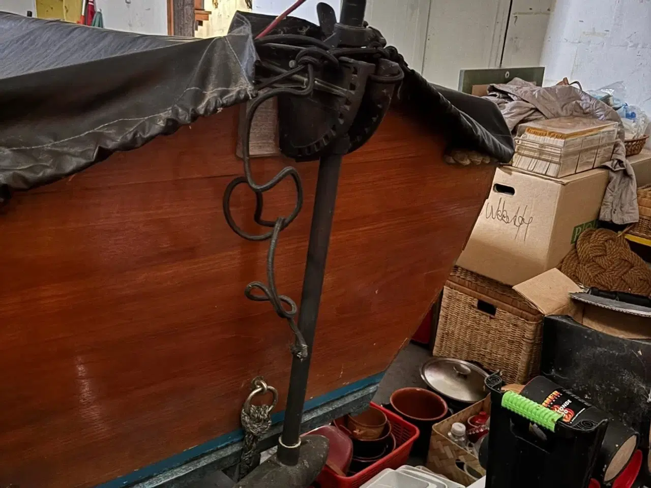 Billede 4 - Smuk og unik træbåd