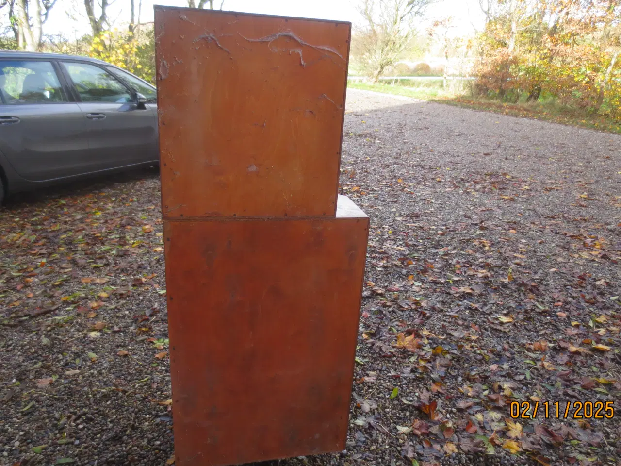 Billede 5 - 1 stk Teak Hjørneskab todelt 