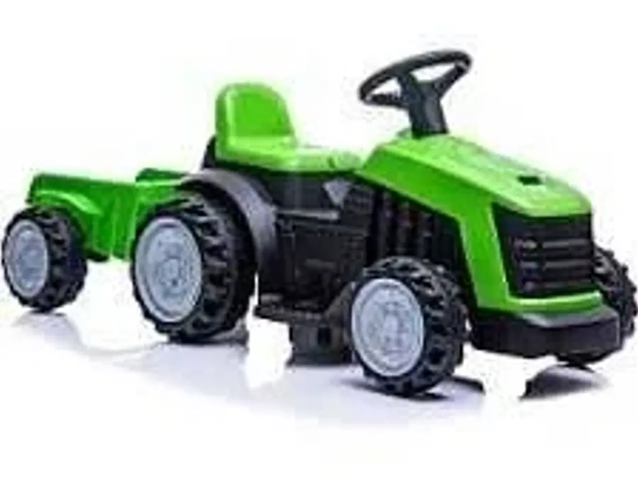 Billede 1 - Havetraktor med trailer til børn med batteri Grøn