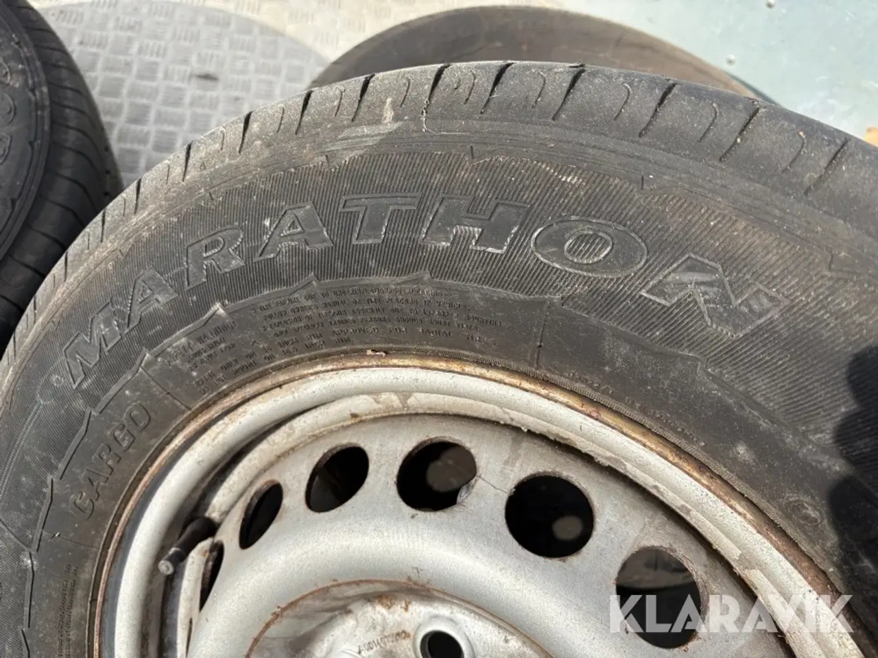 Billede 6 - Dæk m. Fælge Goodyear Marathon