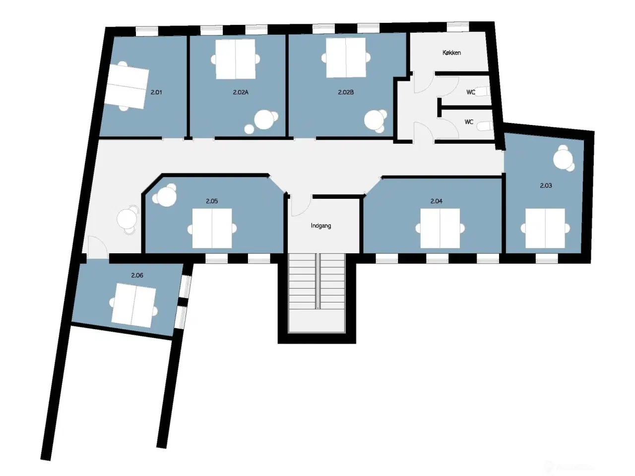Billede 12 - EasyOffice Randers. Vestergade - lokale 2.02A