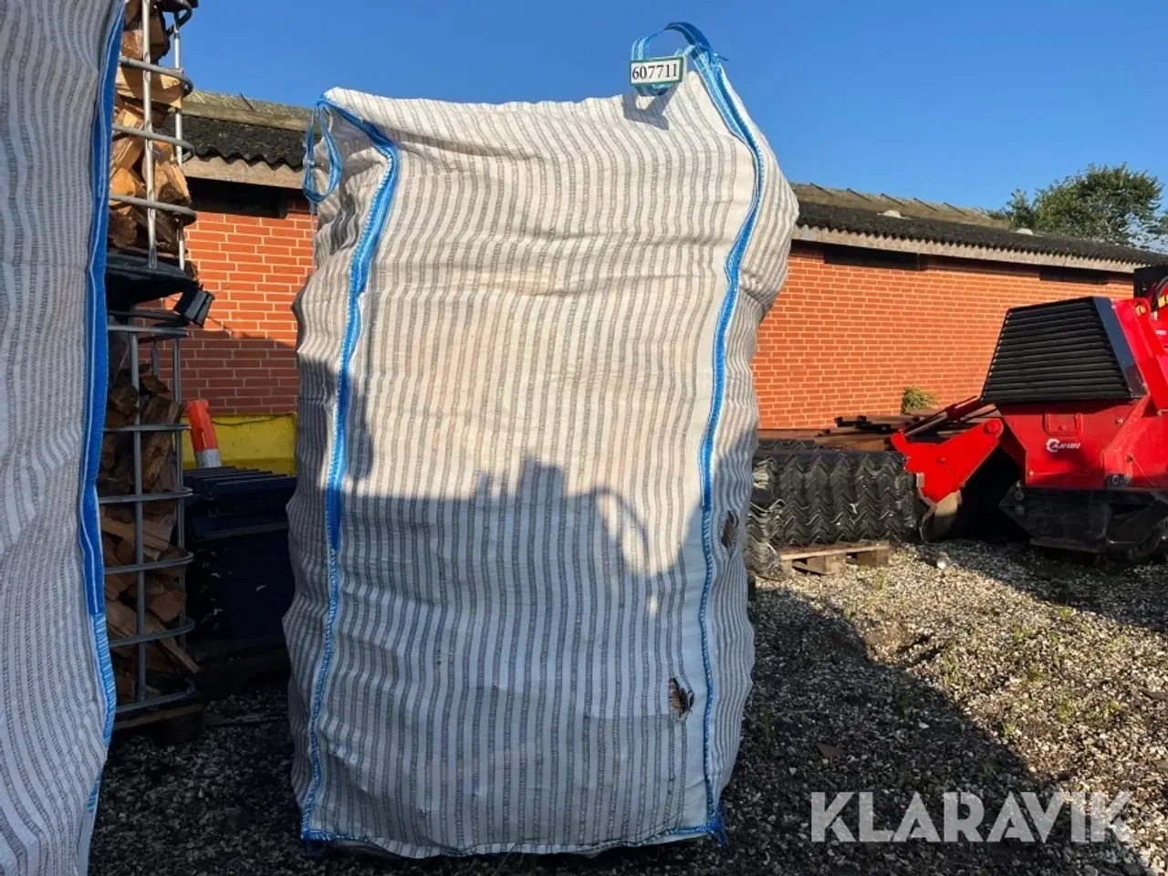 Billede 2 - Kløvet brænde ask i bigbag - 1 styk