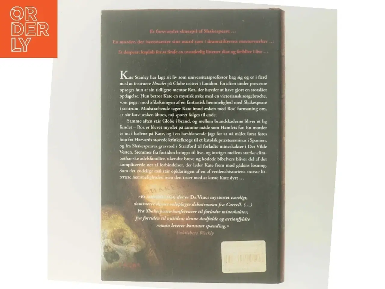 Billede 3 - Shakespeares hemmelighed af Jennifer Lee Carrell (Bog)