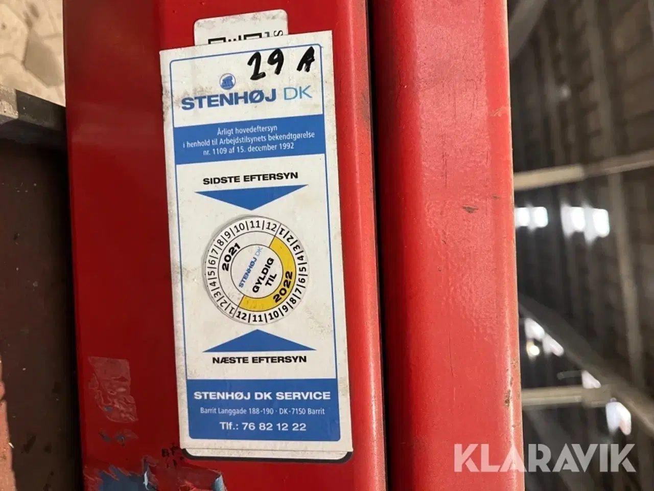 Billede 11 - Overdel/køreplader til Tosøjlelift Stenhøj - 4000kg