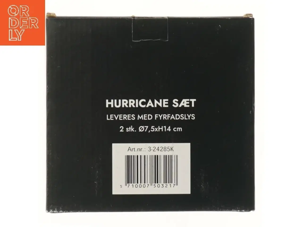 Billede 2 - Hurricane fyrfadslys sæt (str. 2 stk Ø 7,5xH14 cm)