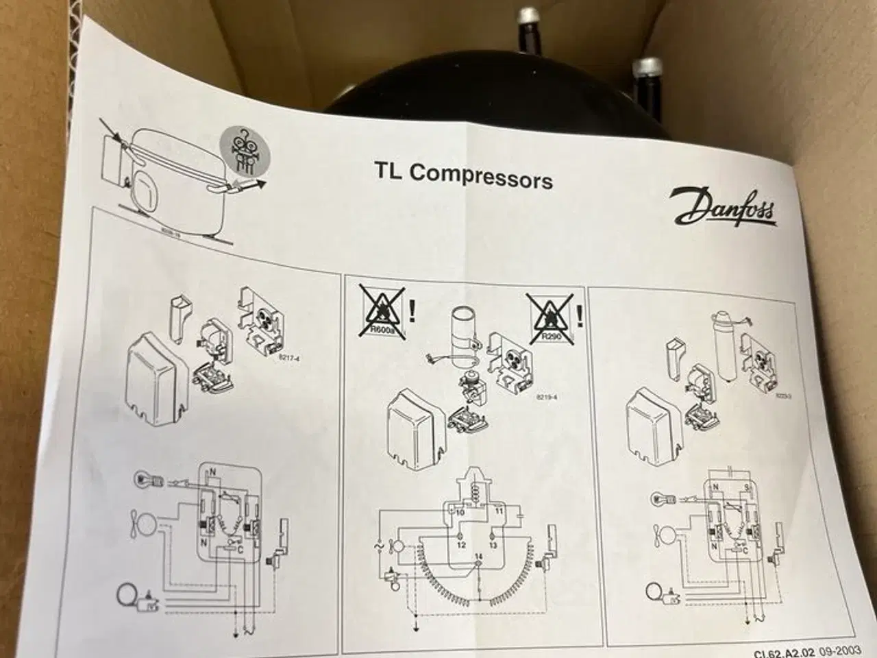 Billede 4 - Kompressor til køleskab DANFOSS