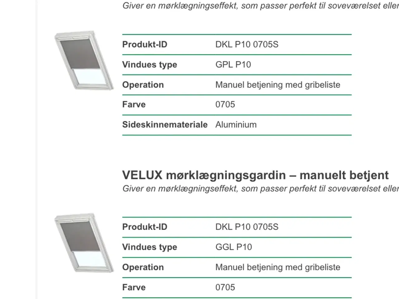 Billede 3 - Velux gardiner med mørklægning 