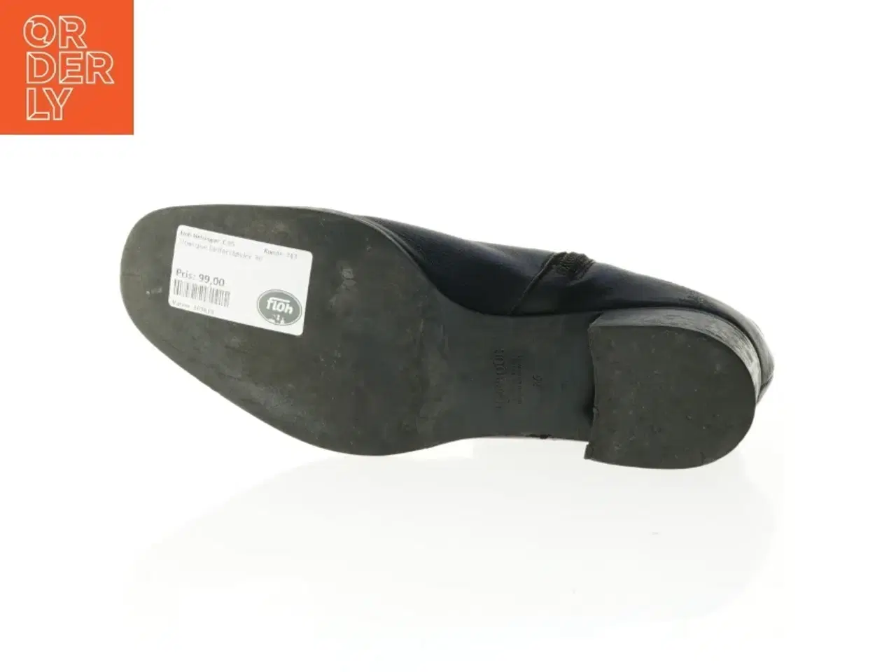 Billede 7 - Sorte læderstøvler (str. 36)