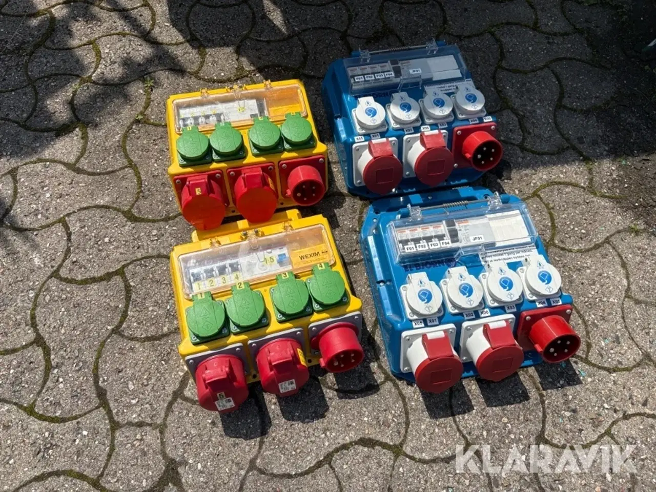 Billede 5 - Byggestrøms tavle 4 styks