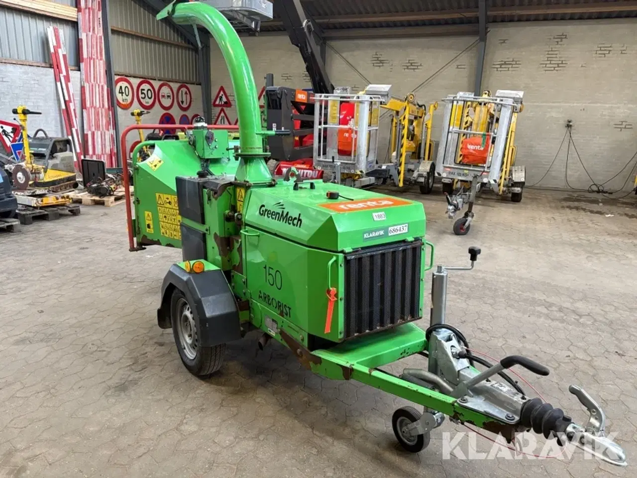 Billede 4 - Flishugger GreenMech Arborist 150