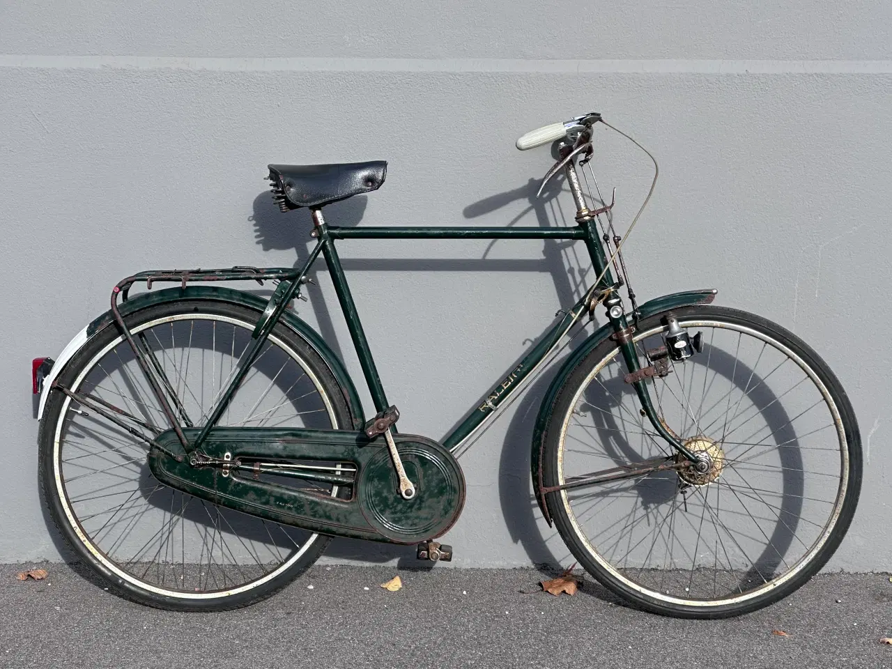 Billede 1 - Mørkegrøn Raleigh retro Herrecykel