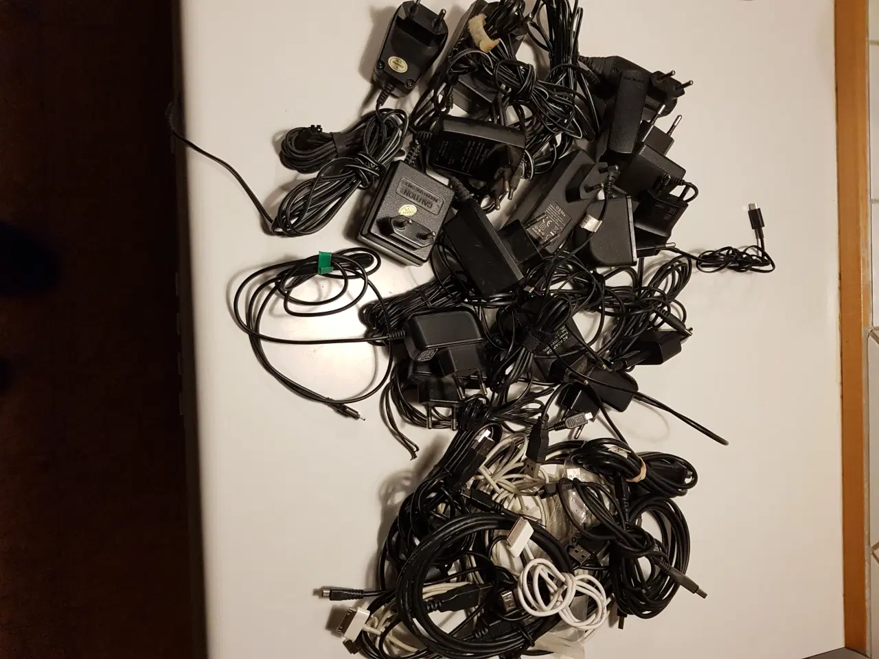 Billede 2 - Netdele 14stk & ledninger 16stk