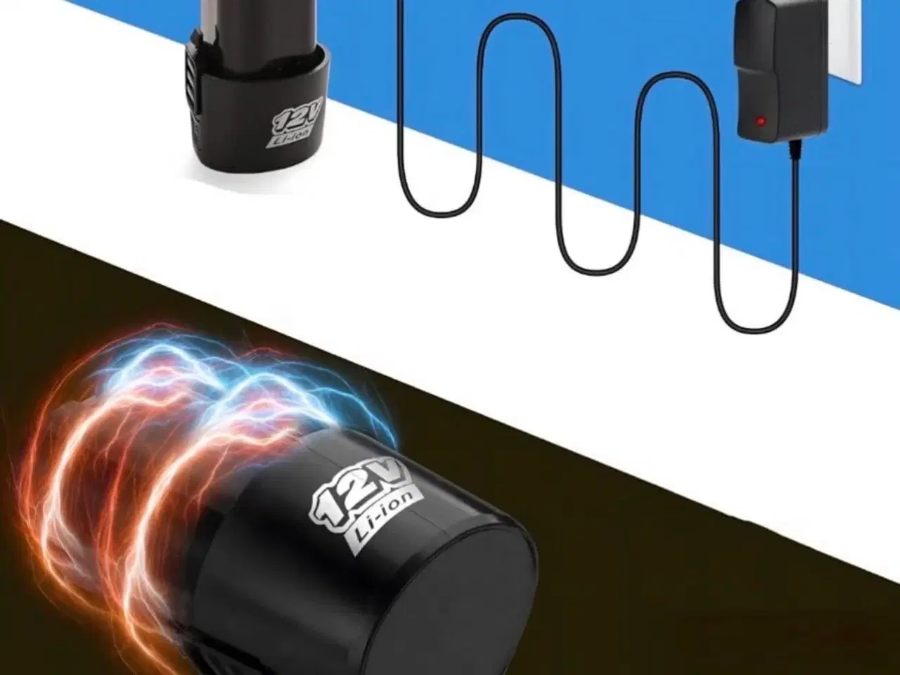 Billede 5 - Vinkelsliber med 2 batterier