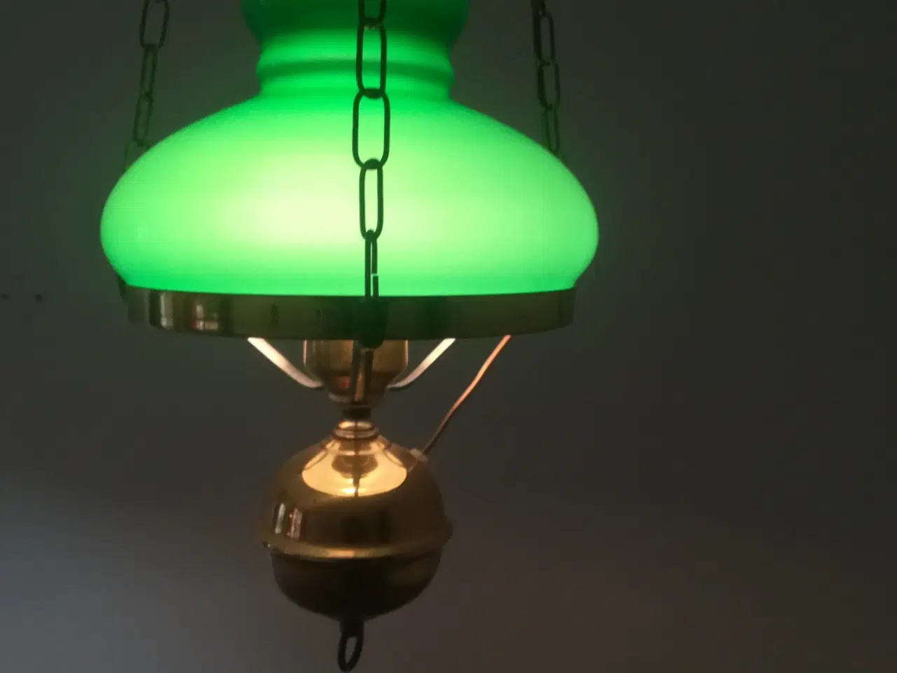 Billede 1 - Flot gammel lampe