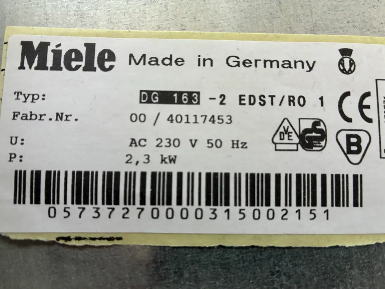 Billede 4 - Miele dampovn til indbygning, 45 cm høj